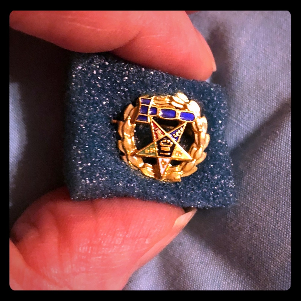 💙💛💟💚❤️ OES PAST MATRON PIN ❤️💚💟💛💙